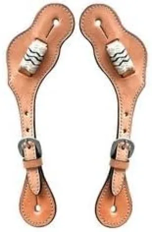 Leather Western Horse Spur Straps Handmade Genuine Tooled for Horse Riders Set of 2 Single Boots Equipment for Men-Women Craft Hardware Buckle TACK Basket Sport Equestrian Horse Spurs for Riding,SPR21