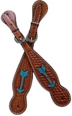 Leather Western Horse Spur Straps Handmade Genuine Tooled for Horse Riders Set of 2 Single Boots Equipment for Men-Women Craft Hardware Buckle TACK Basket Sport Equestrian Horse Spurs for Riding,SPR64