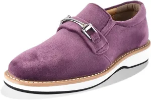LIBERTYZENO Boys Velvet Kids Buckle Slip On Dress Loafer Shoes for Prom Graduation