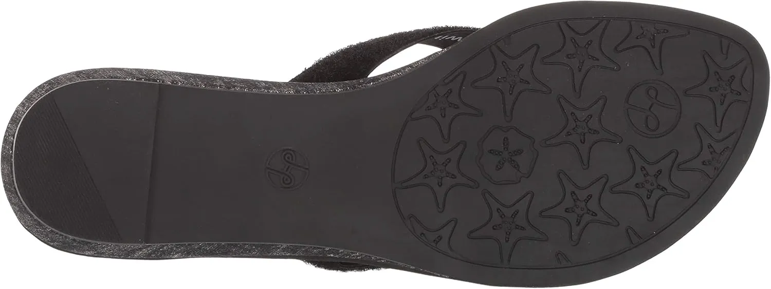 LINDSAY PHILLIPS Women's Mellie-Black Flip-Flop