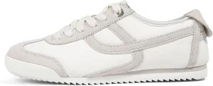 LUCKY STEP Women's Retro Fashion Sneakers Thin Sole Casual Walking Lightweight Tennis Trainers Running Gym Workout Classic Comfortable Athletic Shoes