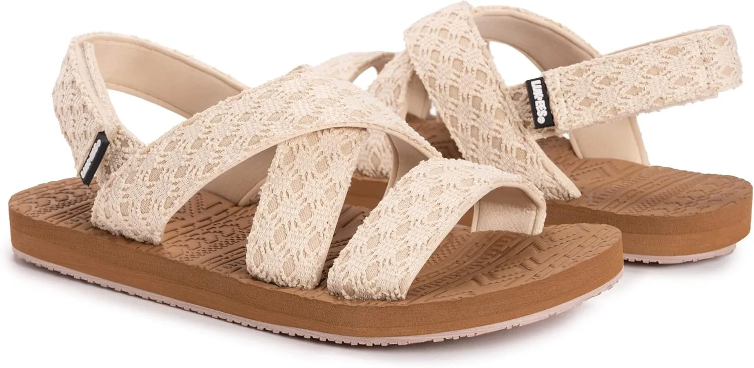 LUKEES by MUK LUKS Women's Sand Games Sandals
