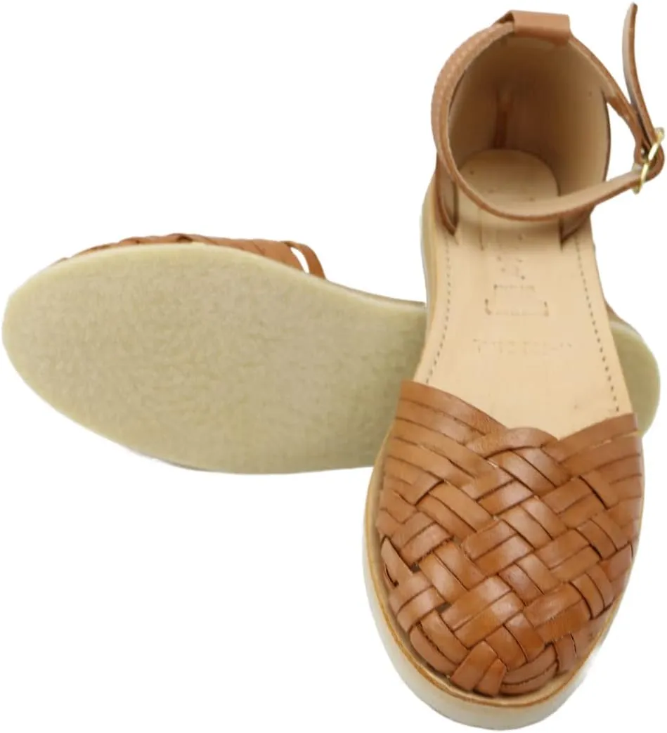 Macarena Collection Sandals women Huarache Sandal Colorful Leather Mexican Style 922 Ankle Strap