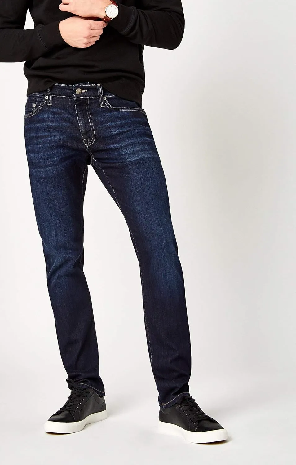Mavi Men's Jake Regular-Rise Tapered Slim Fit Jeans