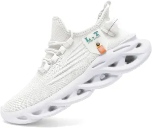 Men Running Shoes Slip On Walking Tennis Gym Sneakers Outdoor Trail Trainers Athletic Jogging Sneaker Road Fashion Workout Breathable Shoes