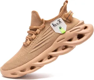 Men Running Shoes Slip On Walking Tennis Gym Sneakers Outdoor Trail Trainers Athletic Jogging Sneaker Road Fashion Workout Breathable Shoes