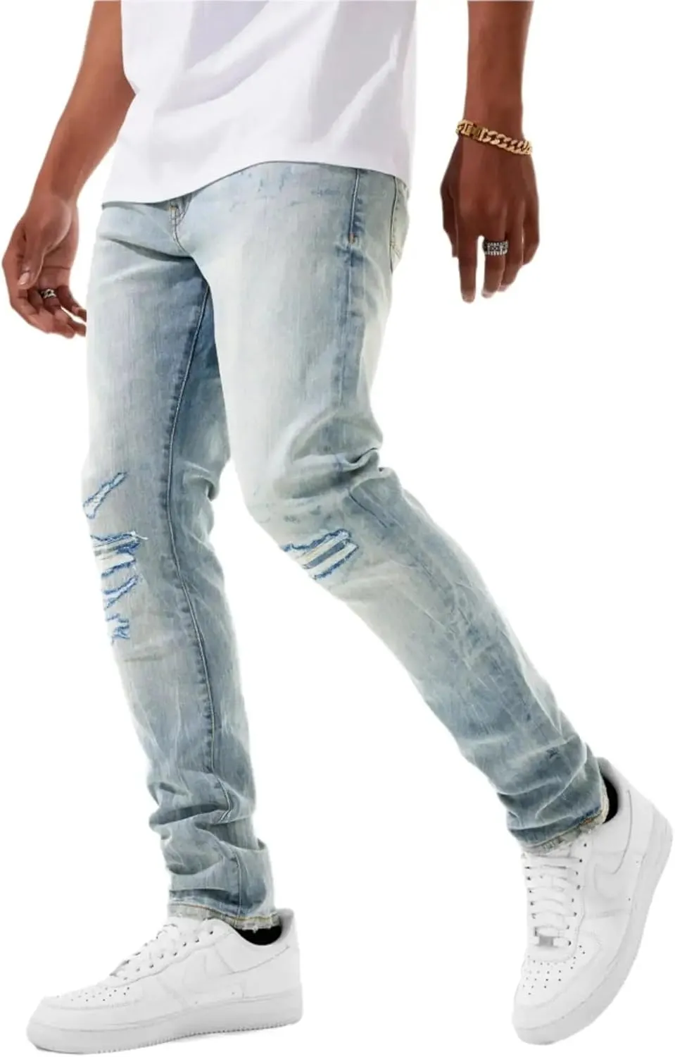 Men Sean Knee Shreds Jeans