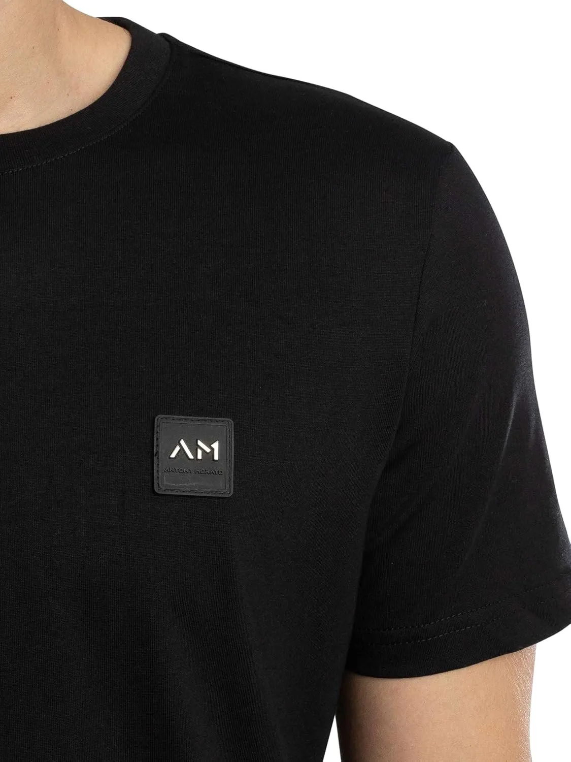 Men's Box Chest Logo T-Shirt, Black