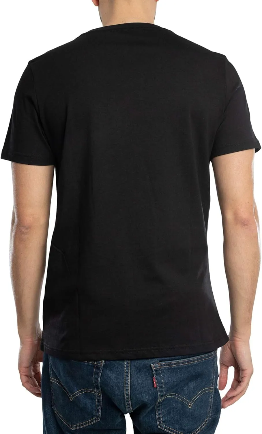 Men's Box Chest Logo T-Shirt, Black