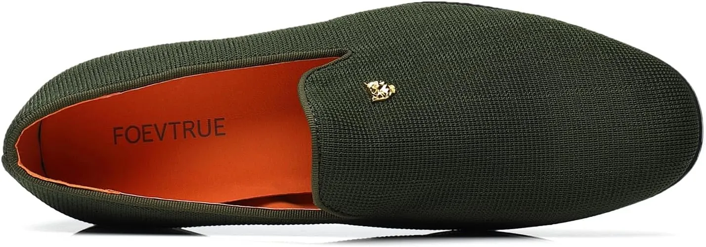 Men's Dress Loafers Stylish Flying Woven Party Wedding Shoes