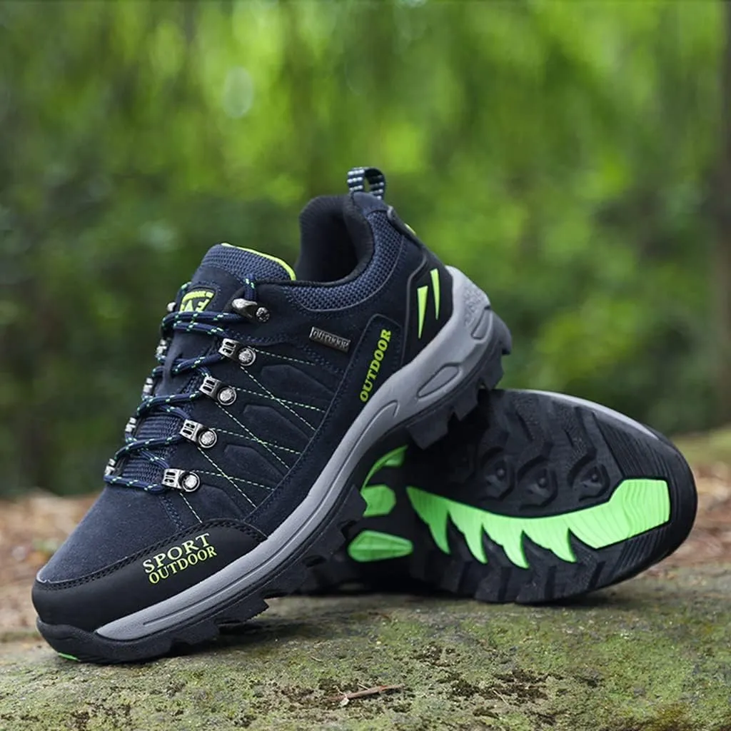 Men's Hiking Shoes Waterproof Anti Slip Hiking Boots Outdoor Lightweight Trekking Sneakers