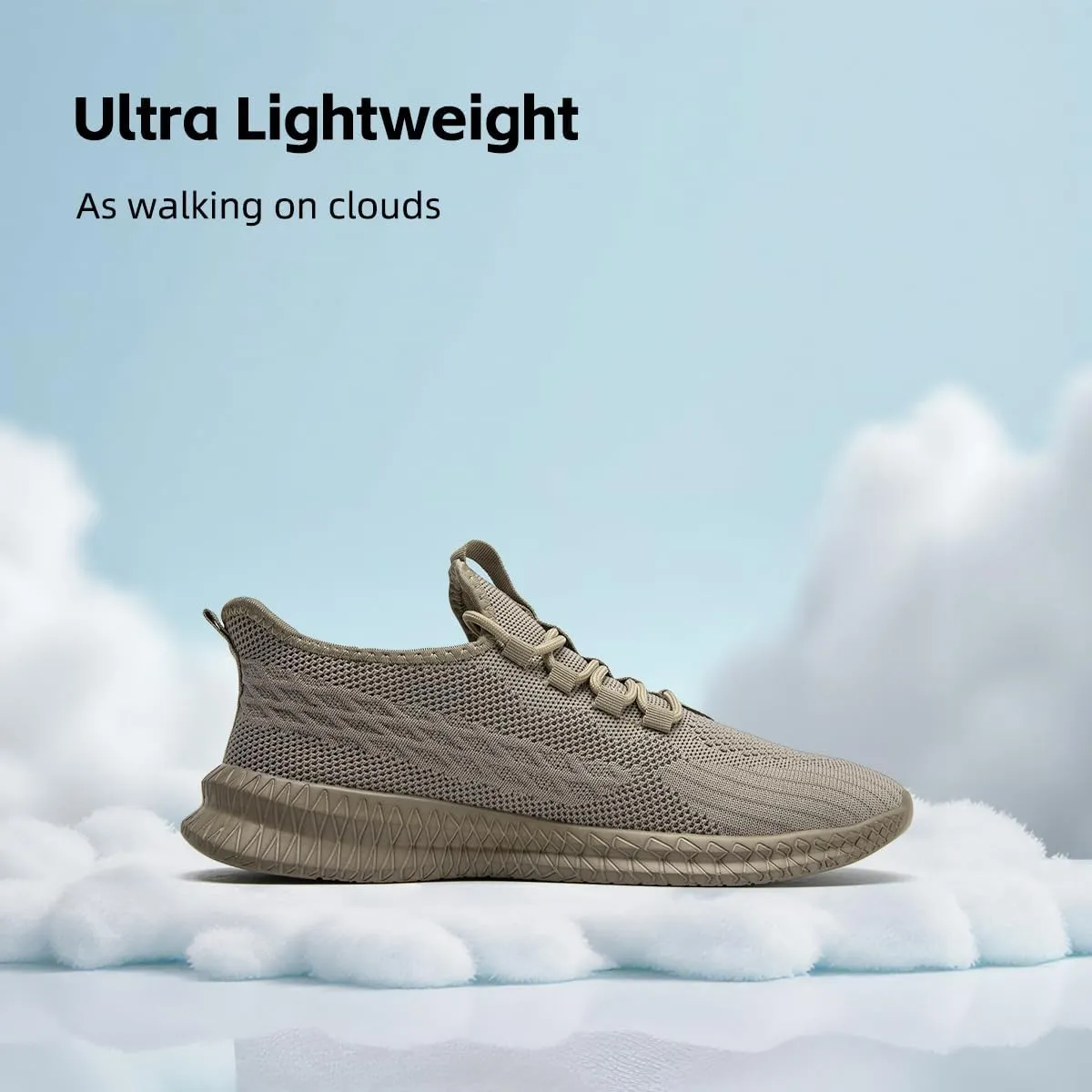 Men's Running Shoes Walking Sneakers Tennis Mens Shoes Casual Road Fashion Breathable Lightweight Slip on Workout Sport for Gym