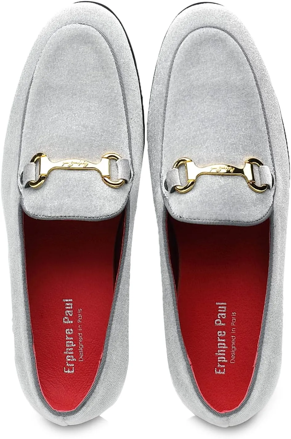 Men's Velvet Loafers Wedding Party Prom Homecoming Shoes