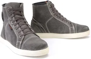 Milwaukee Leather MBM9109 Men's Grey Suede Leather Reinforced Street Riding Waterproof Shoes w/Ankle Support - 12