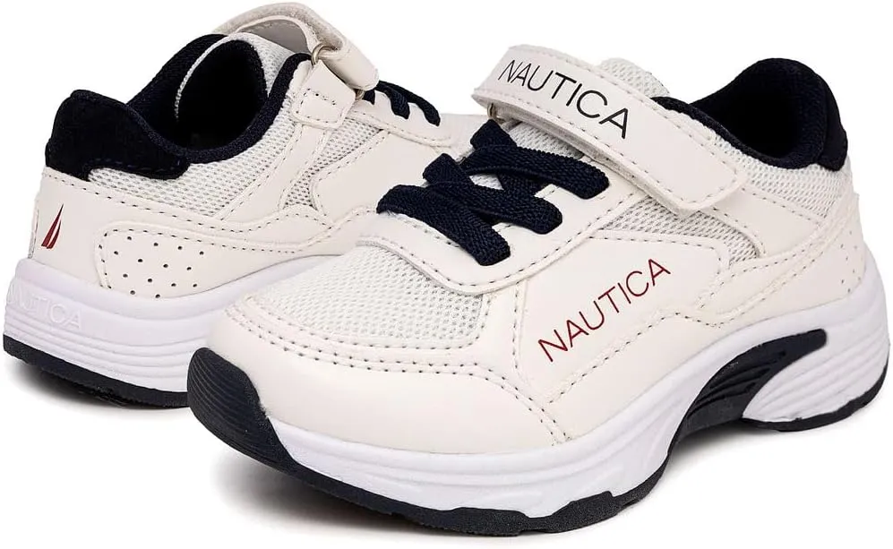 Nautica Kids Adjustable Strap Shoes | Comfortable Casual Sneakers for Boys and Girls, Toddlers & Little Kids