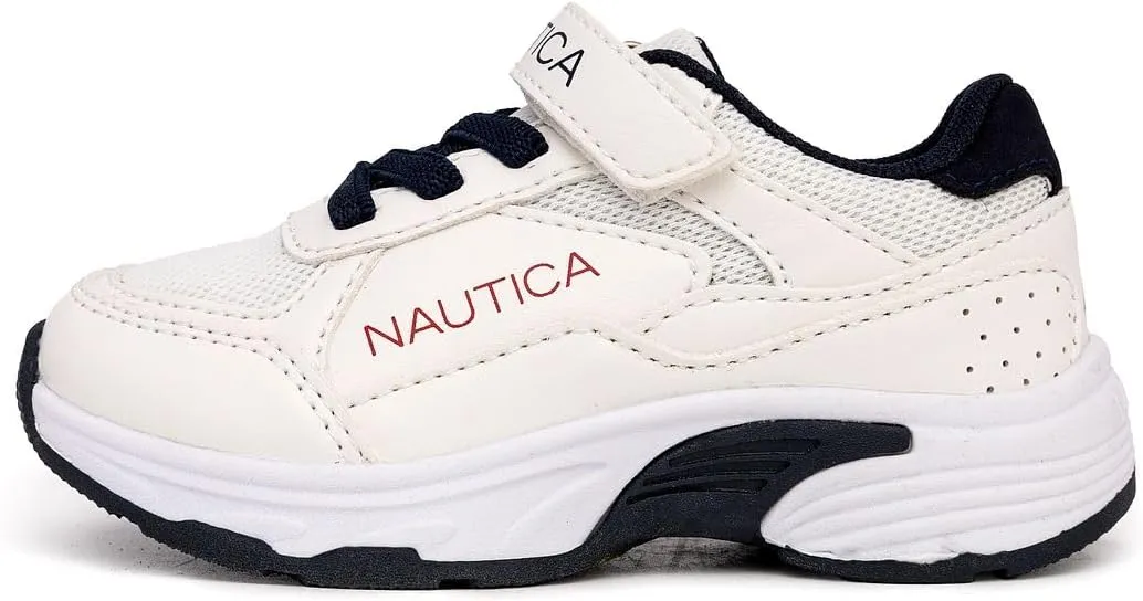 Nautica Kids Adjustable Strap Shoes | Comfortable Casual Sneakers for Boys and Girls, Toddlers & Little Kids