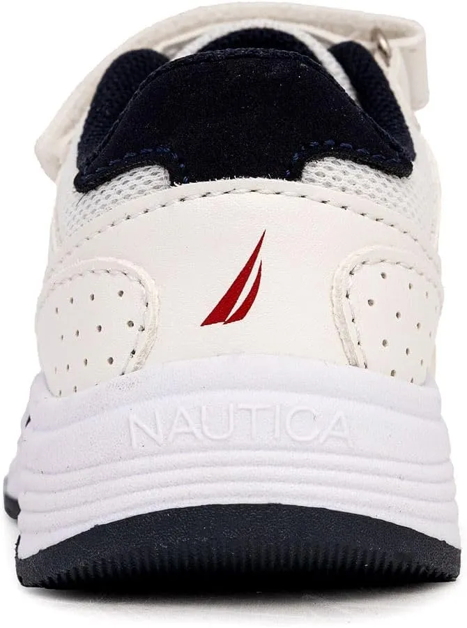 Nautica Kids Adjustable Strap Shoes | Comfortable Casual Sneakers for Boys and Girls, Toddlers & Little Kids
