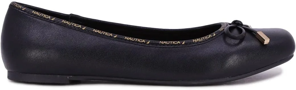 Nautica Woman Flat Loafers Luxury Designer Penny Shoes Slip On Ballet Comfortable Everyday Moccasins for Work Office Outdoor