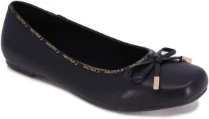 Nautica Woman Flat Loafers Luxury Designer Penny Shoes Slip On Ballet Comfortable Everyday Moccasins for Work Office Outdoor