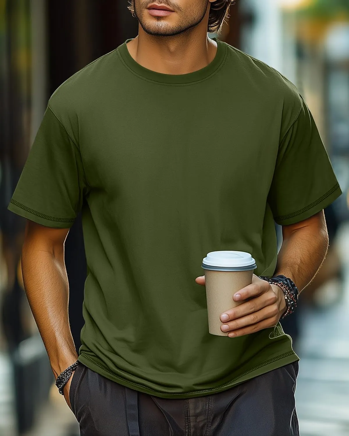 Neer 3 Pack Big and Tall Shirts for Men L-5XL, Oversized Cotton Crewneck Tops Loose Casual Large T-Shirts Summer Basic Tee