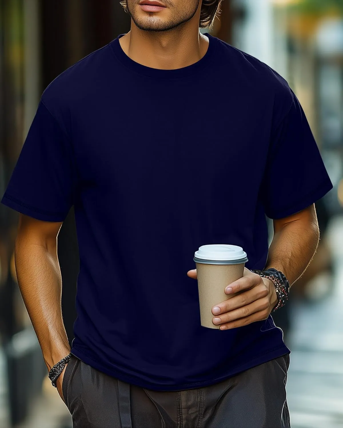 Neer 3 Pack Big and Tall Shirts for Men L-5XL, Oversized Cotton Crewneck Tops Loose Casual Large T-Shirts Summer Basic Tee