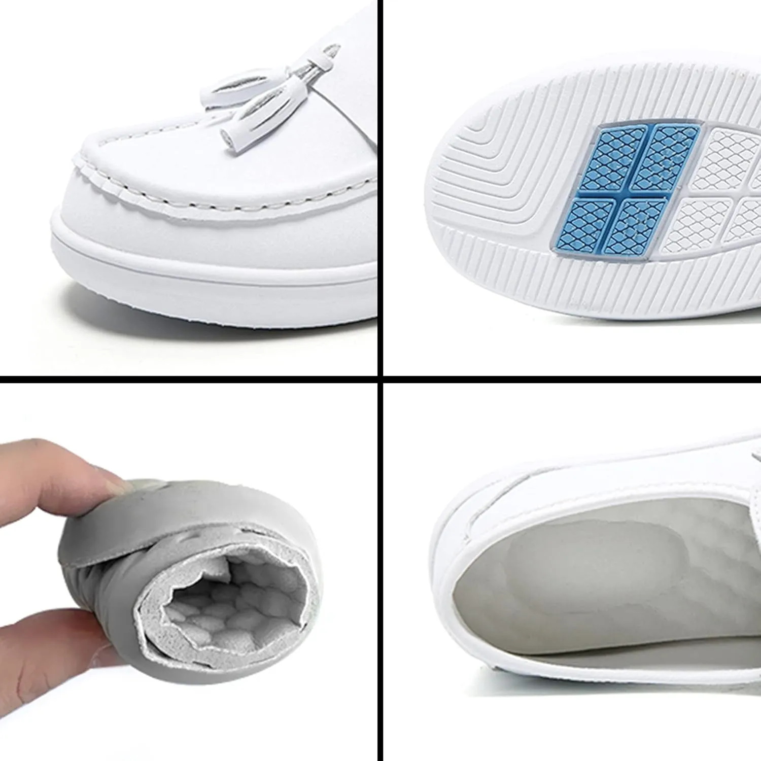 Nurse Shoes for Women Nursing Shoes Zpatos para Trabajar en Restaurante de Mujer Flats for Women