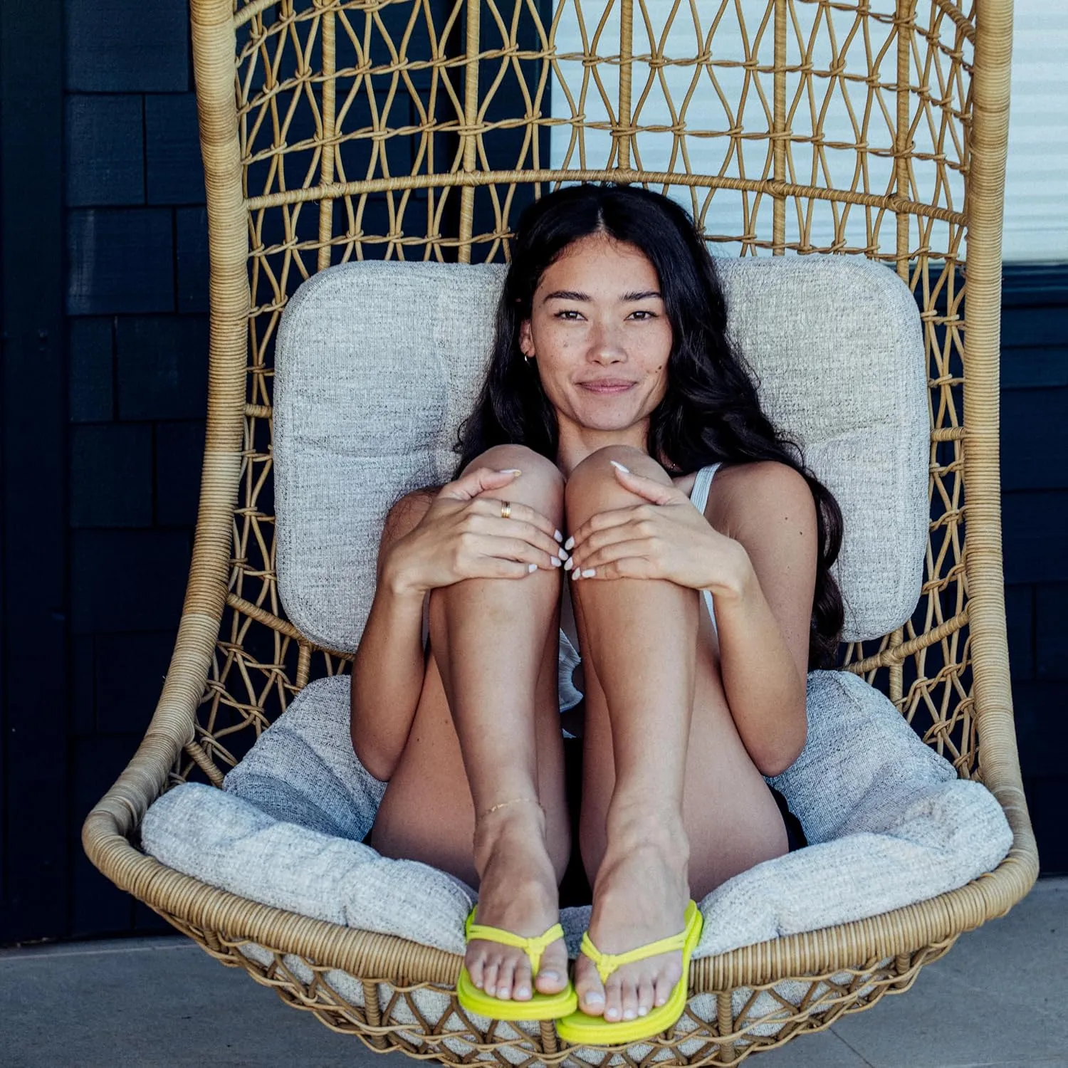 OLUKAI Aka Women's Beach Sandals, Water-Friendly Flip-Flop Slides, All-Day Comfort & Support, Stylish & Vibrant Colors