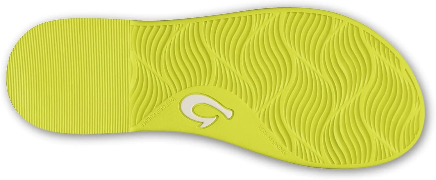 OLUKAI Aka Women's Beach Sandals, Water-Friendly Flip-Flop Slides, All-Day Comfort & Support, Stylish & Vibrant Colors