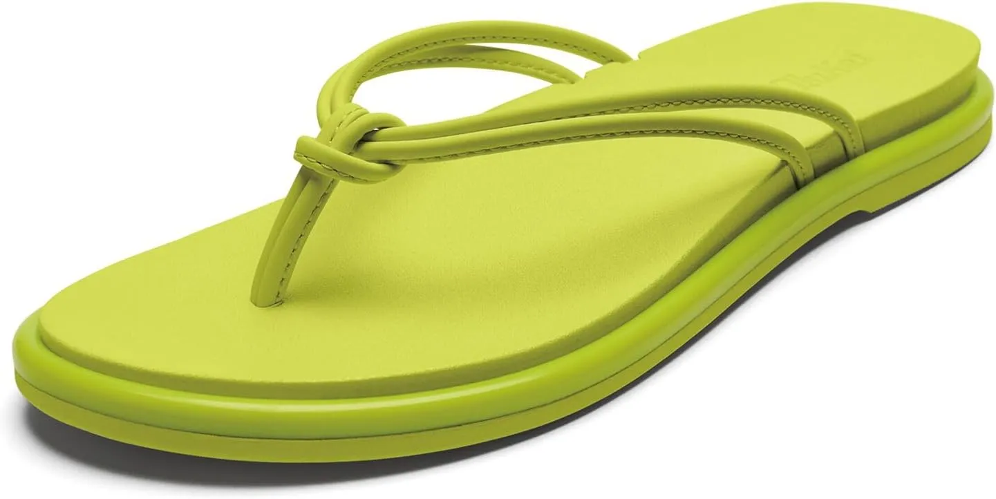 OLUKAI Aka Women's Beach Sandals, Water-Friendly Flip-Flop Slides, All-Day Comfort & Support, Stylish & Vibrant Colors
