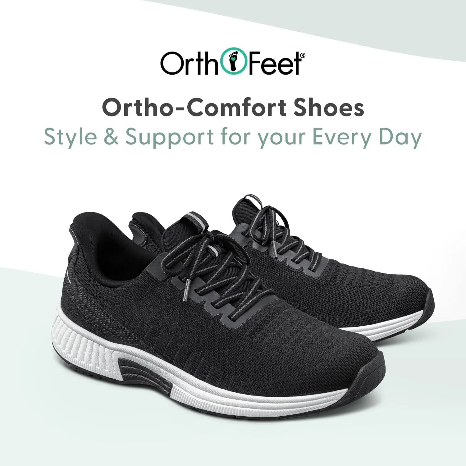 Orthofeet Women's Orthopedic Knit Kita Hands-Free Sneakers