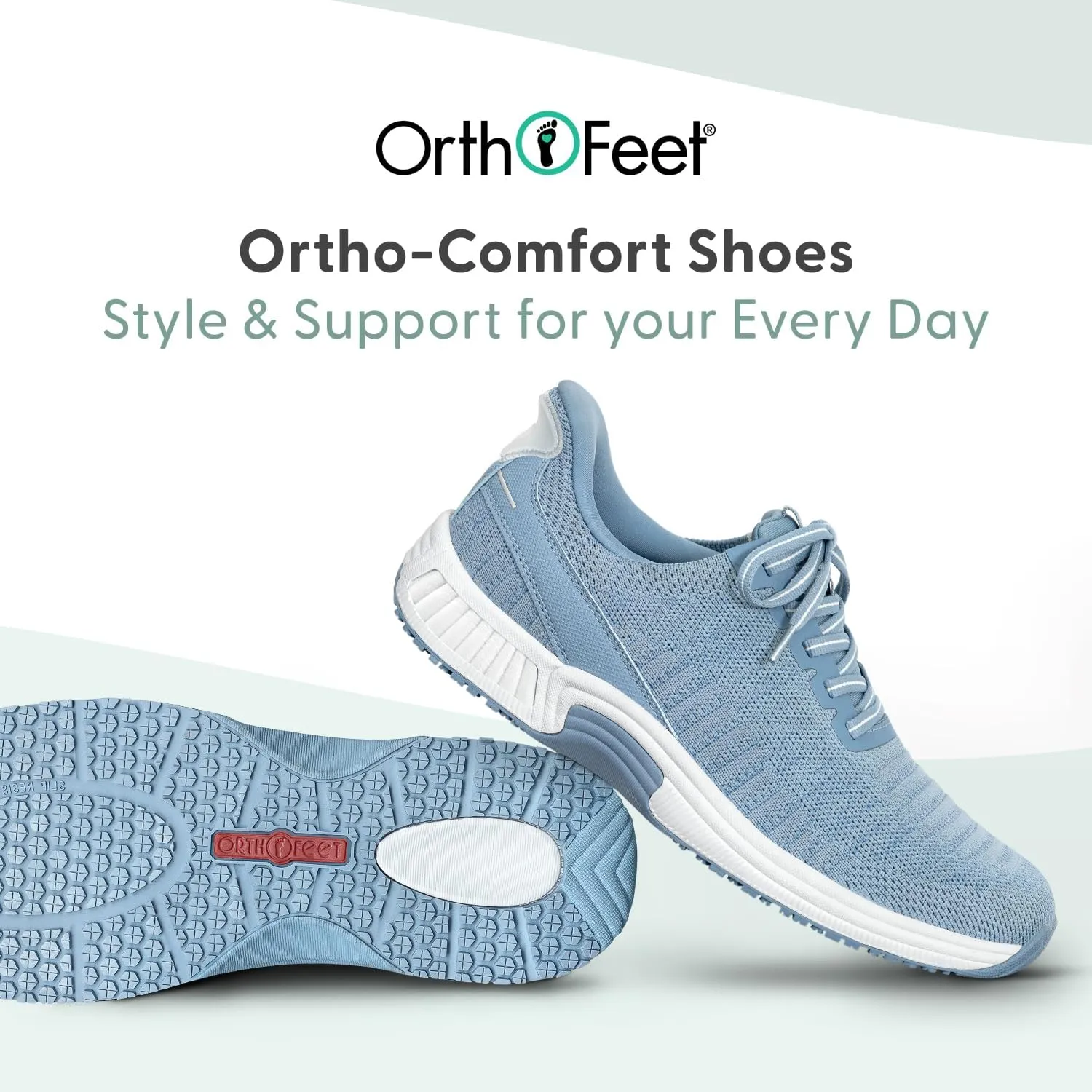 Orthofeet Women's Orthopedic Knit Kita Hands-Free Sneakers