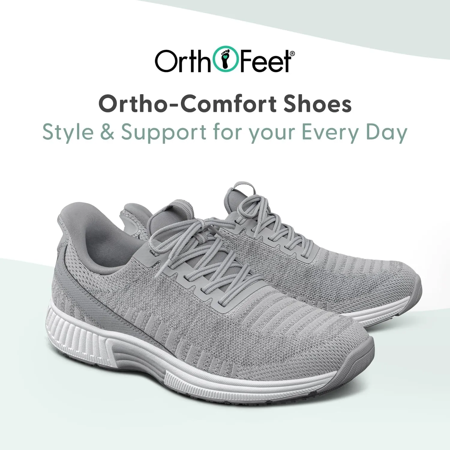 Orthofeet Women's Orthopedic Knit Kita Hands-Free Sneakers