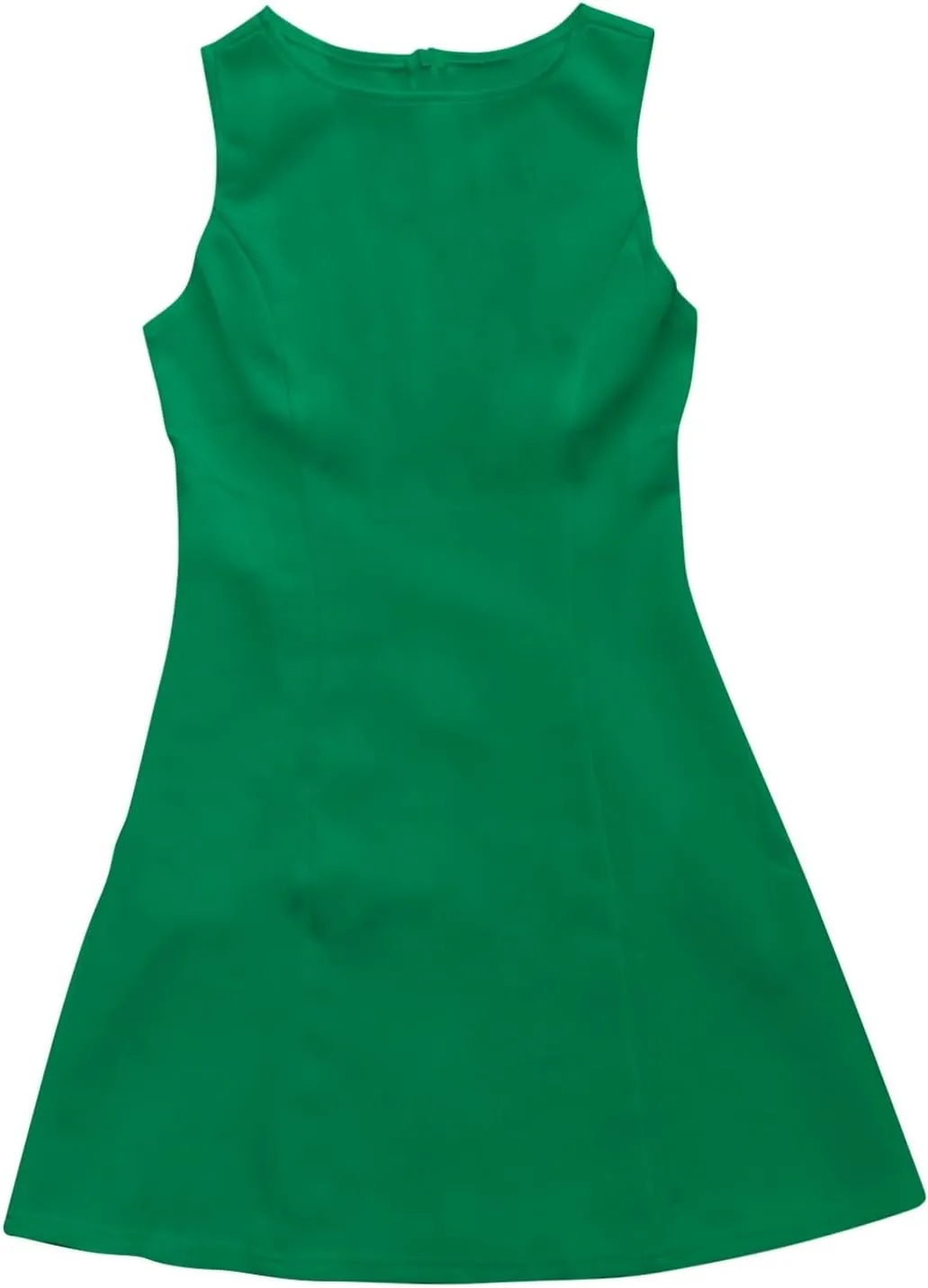 Otime Summer Dresses for Women 2025 A-Line Skirt Sleeveless Boat Collar Simple Solid Color Womens Dresses Casual