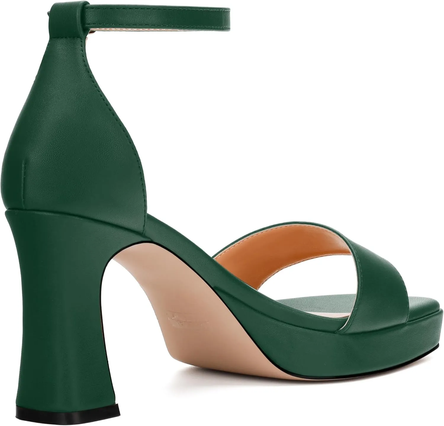 Platform Block Heels Sandals for Women, Fashion Women's Open Toe High Chunky Heels Ankle Strap Dress Sandals