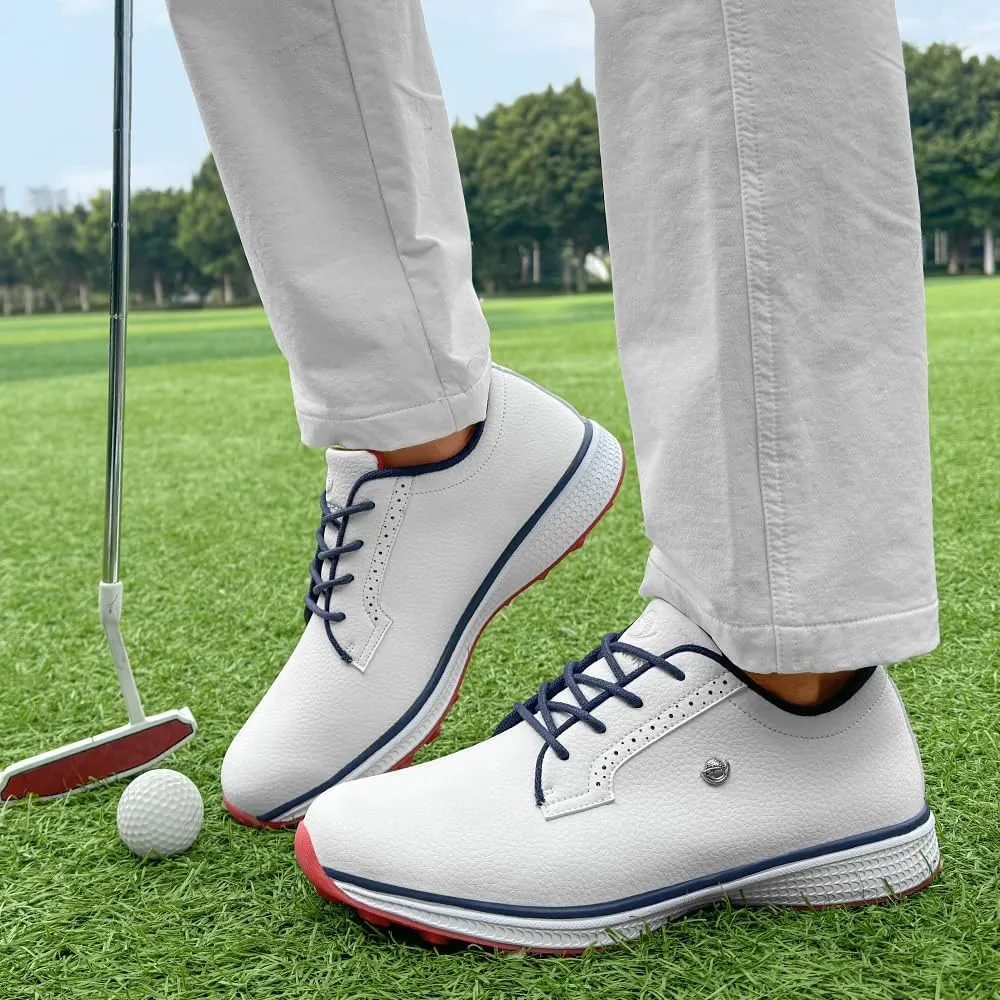 Professional Golf Shoes for Men Classic Comfortable Outdoor Golf Sport Training Sneakers Size 7-15 Non-Slip Golf Trainers Men