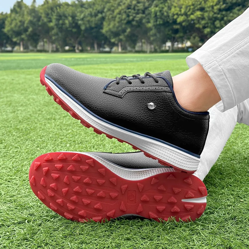 Professional Golf Shoes for Men Classic Comfortable Outdoor Golf Sport Training Sneakers Size 7-15 Non-Slip Golf Trainers Men