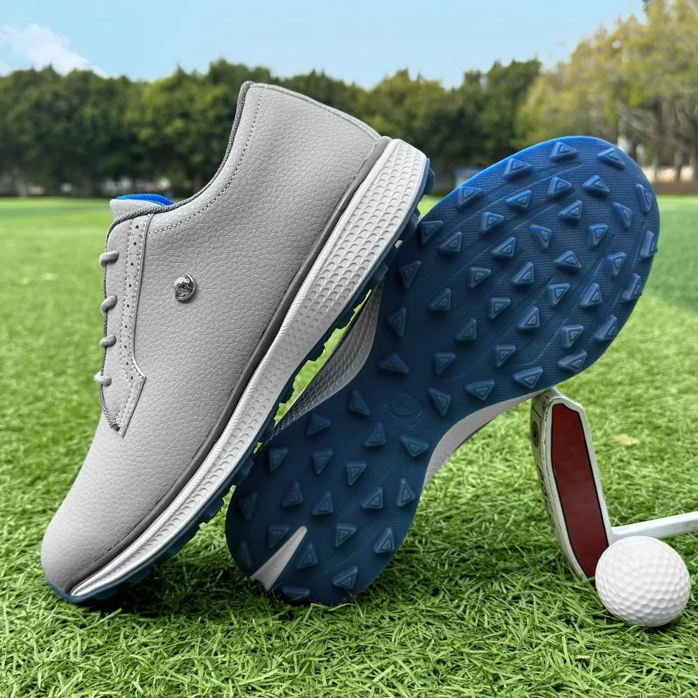 Professional Golf Shoes for Men Classic Comfortable Outdoor Golf Sport Training Sneakers Size 7-15 Non-Slip Golf Trainers Men