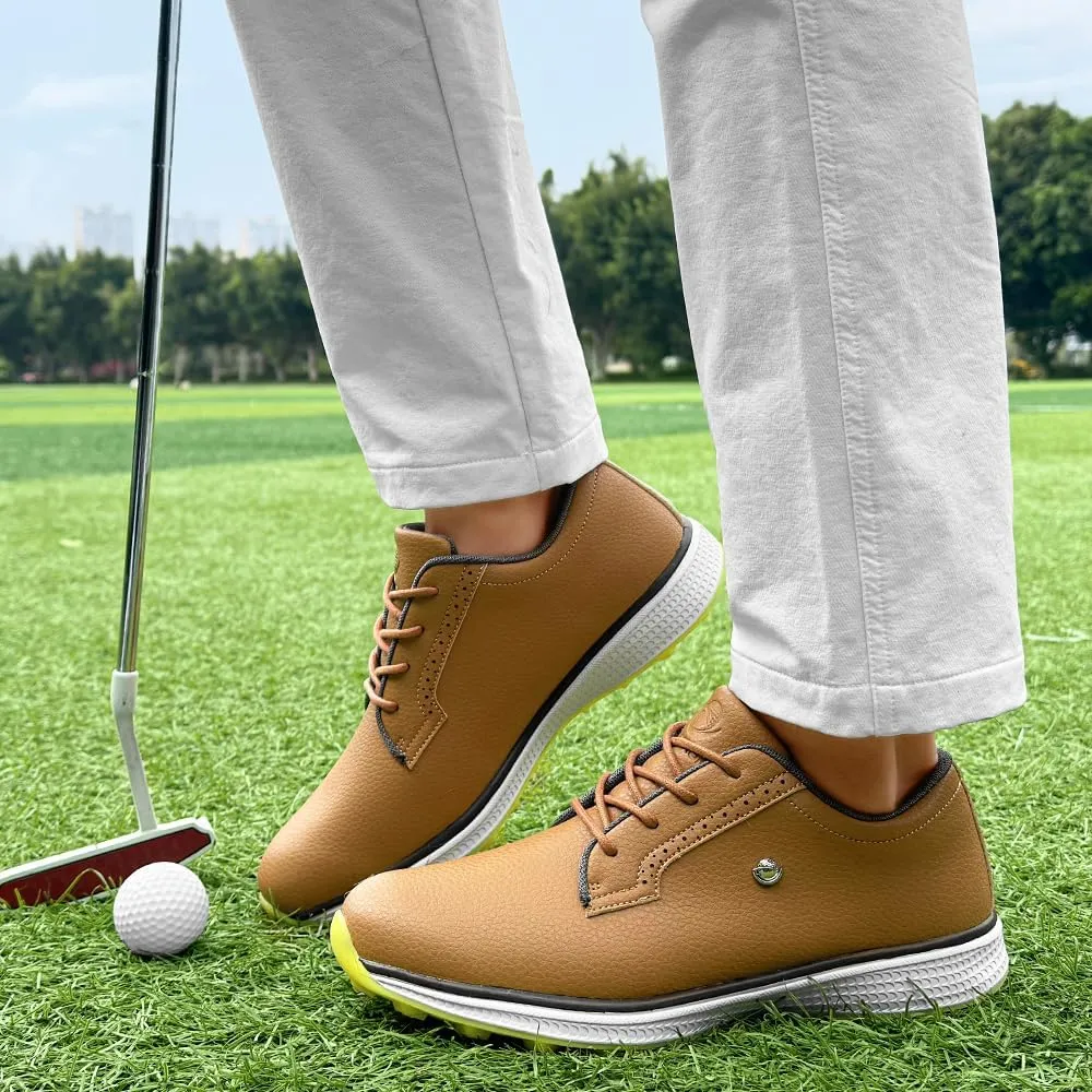 Professional Golf Shoes for Men Classic Comfortable Outdoor Golf Sport Training Sneakers Size 7-15 Non-Slip Golf Trainers Men