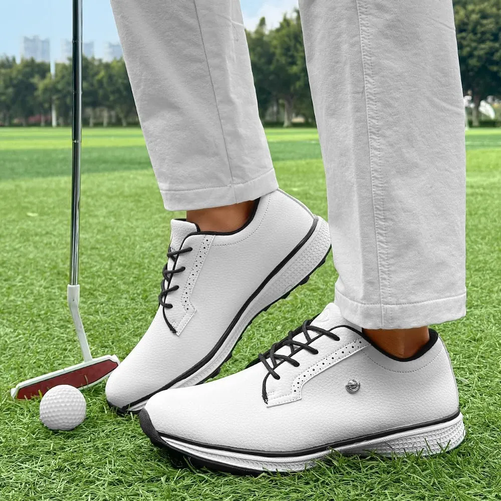 Professional Golf Shoes for Men Classic Comfortable Outdoor Golf Sport Training Sneakers Size 7-15 Non-Slip Golf Trainers Men