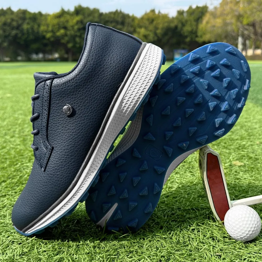 Professional Golf Shoes for Men Classic Comfortable Outdoor Golf Sport Training Sneakers Size 7-15 Non-Slip Golf Trainers Men