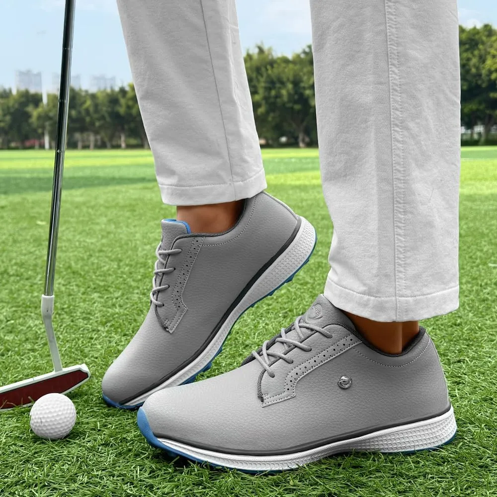 Professional Golf Shoes for Men Classic Comfortable Outdoor Golf Sport Training Sneakers Size 7-15 Non-Slip Golf Trainers Men