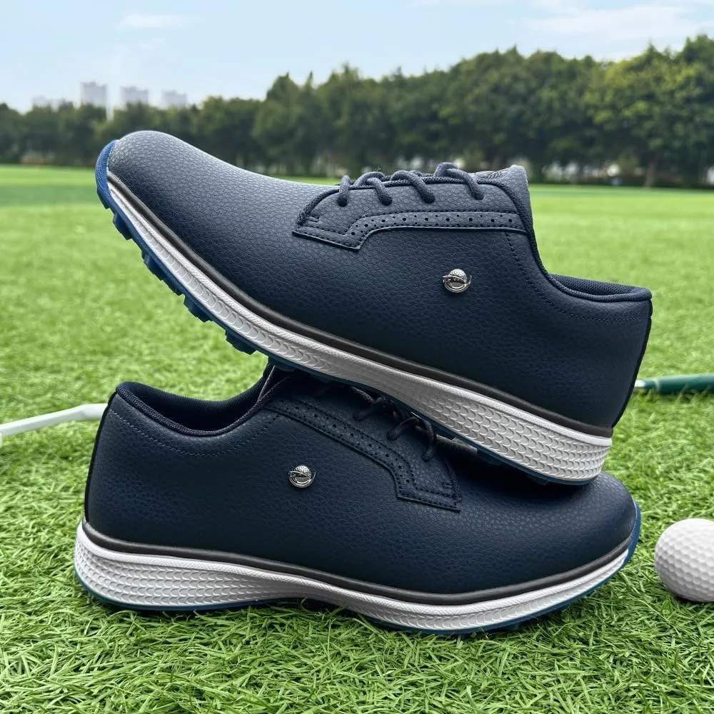 Professional Golf Shoes for Men Classic Comfortable Outdoor Golf Sport Training Sneakers Size 7-15 Non-Slip Golf Trainers Men