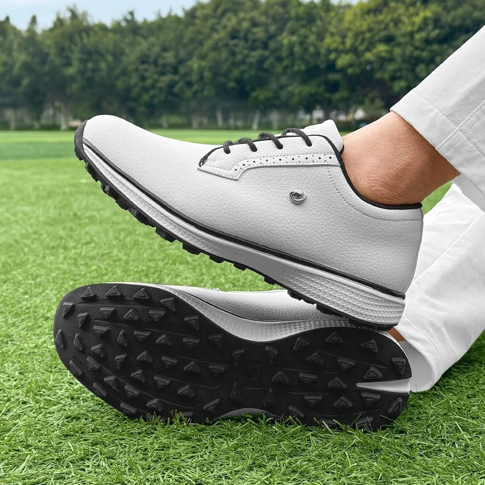 Professional Golf Shoes for Men Classic Comfortable Outdoor Golf Sport Training Sneakers Size 7-15 Non-Slip Golf Trainers Men