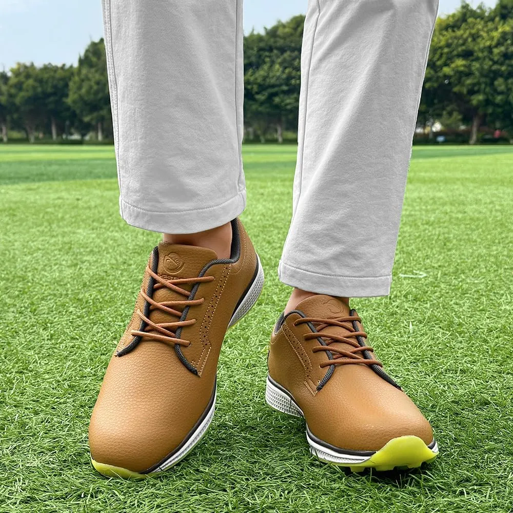 Professional Golf Shoes for Men Classic Comfortable Outdoor Golf Sport Training Sneakers Size 7-15 Non-Slip Golf Trainers Men