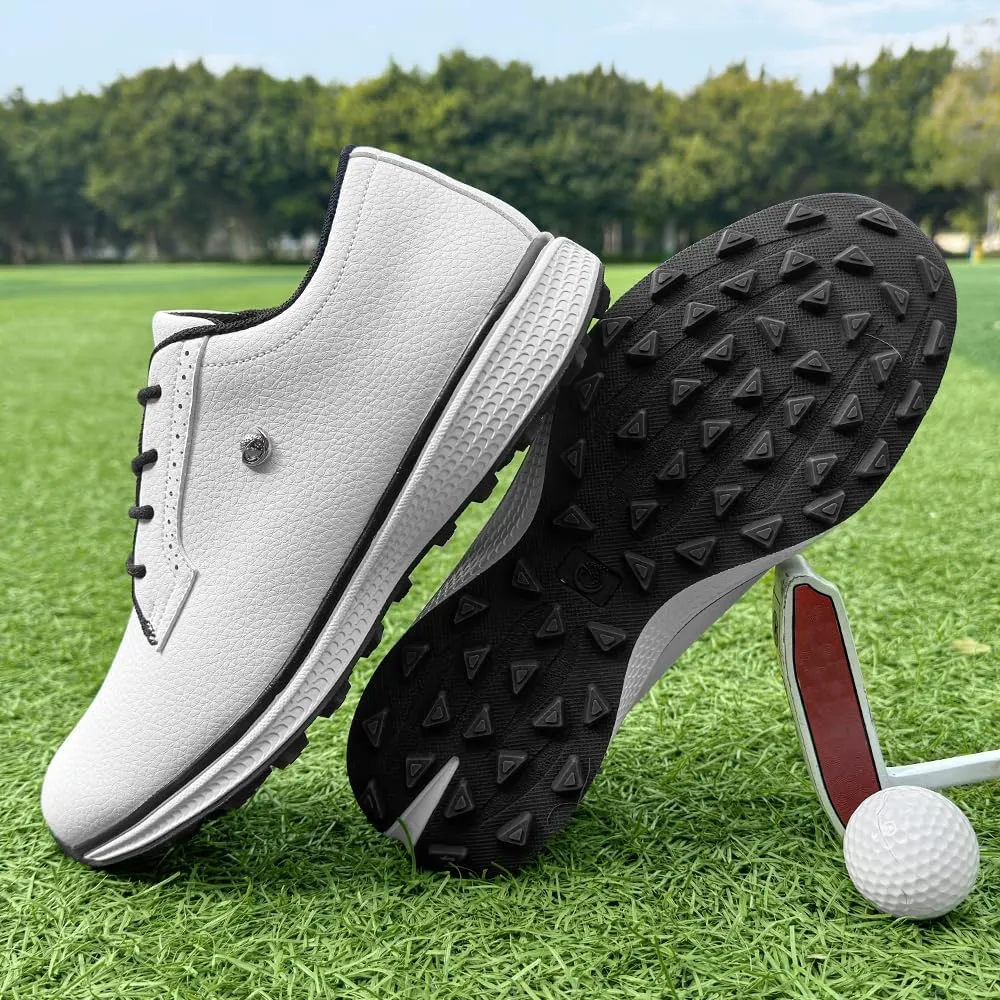 Professional Golf Shoes for Men Classic Comfortable Outdoor Golf Sport Training Sneakers Size 7-15 Non-Slip Golf Trainers Men