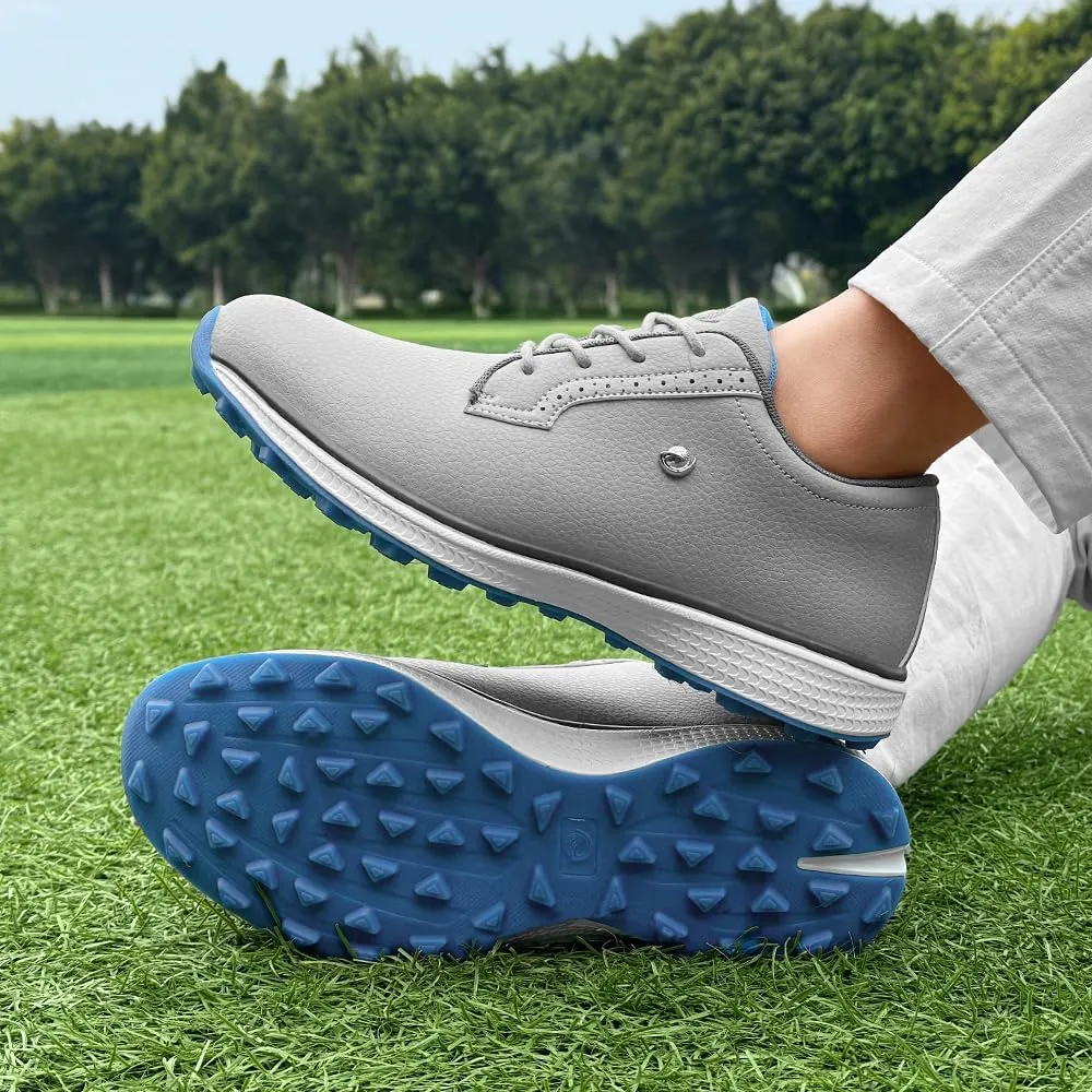 Professional Golf Shoes for Men Classic Comfortable Outdoor Golf Sport Training Sneakers Size 7-15 Non-Slip Golf Trainers Men