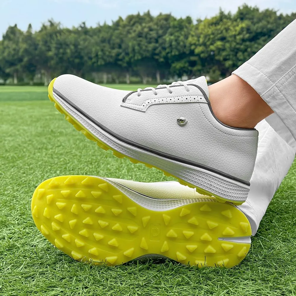 Professional Golf Shoes for Men Classic Comfortable Outdoor Golf Sport Training Sneakers Size 7-15 Non-Slip Golf Trainers Men