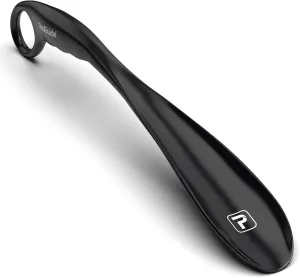 Professional Long Handled Shoe Horn | 15, 17, 20" Solid Metal Shoehorn for Seniors, Men, Women