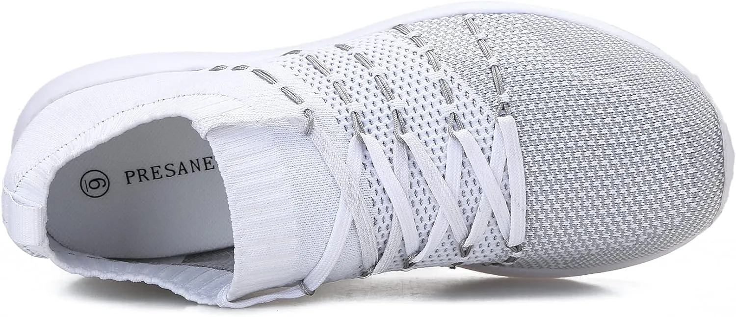 Pt&Hq Comfortable Tennis Running Shoes for Women Lightweight and Slip On Sneakers Casual Women's Walking Shoes