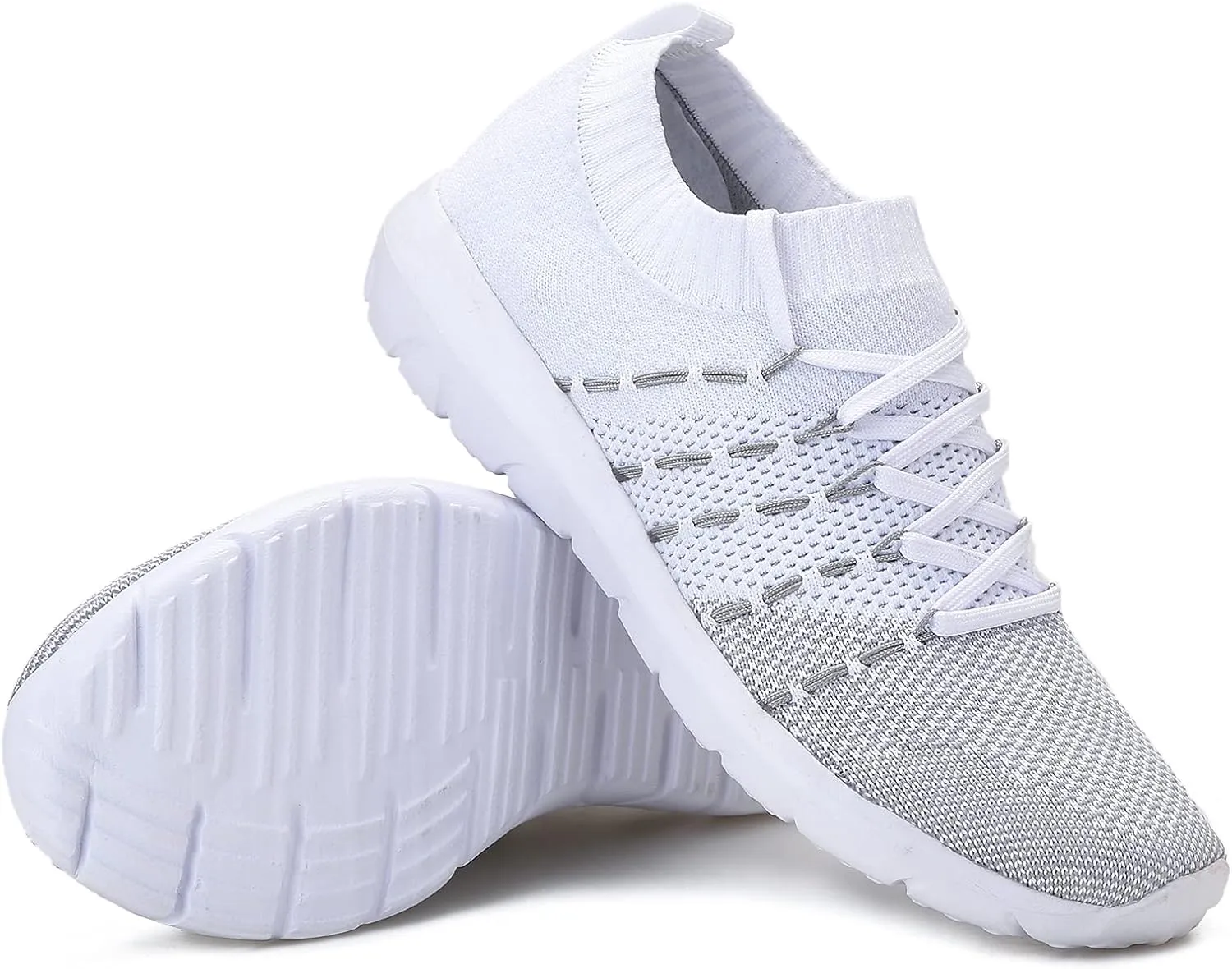 Pt&Hq Comfortable Tennis Running Shoes for Women Lightweight and Slip On Sneakers Casual Women's Walking Shoes